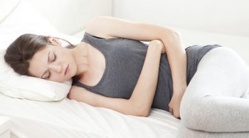 Releasing abdominal ache in diabetic pregnant women