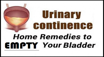 Homemade diuretic for the treatment of urinary continence