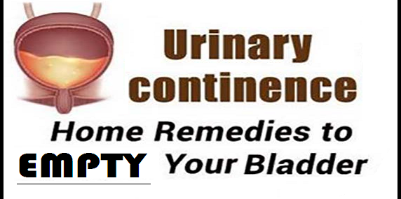Homemade diuretic for the treatment of urinary continence