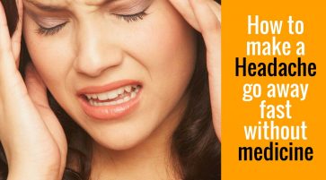 How to cure a headache fast at home
