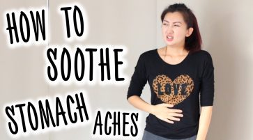 How to cure a stomach ache fast at home