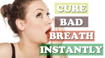 How to get rid of bad breath naturally at home