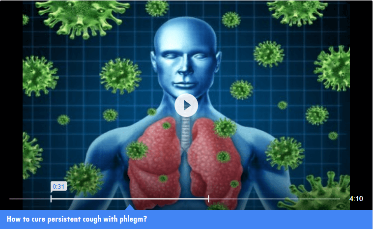 How to cure persistent cough with phlegm