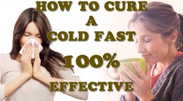 How to cure a cold fast overnight